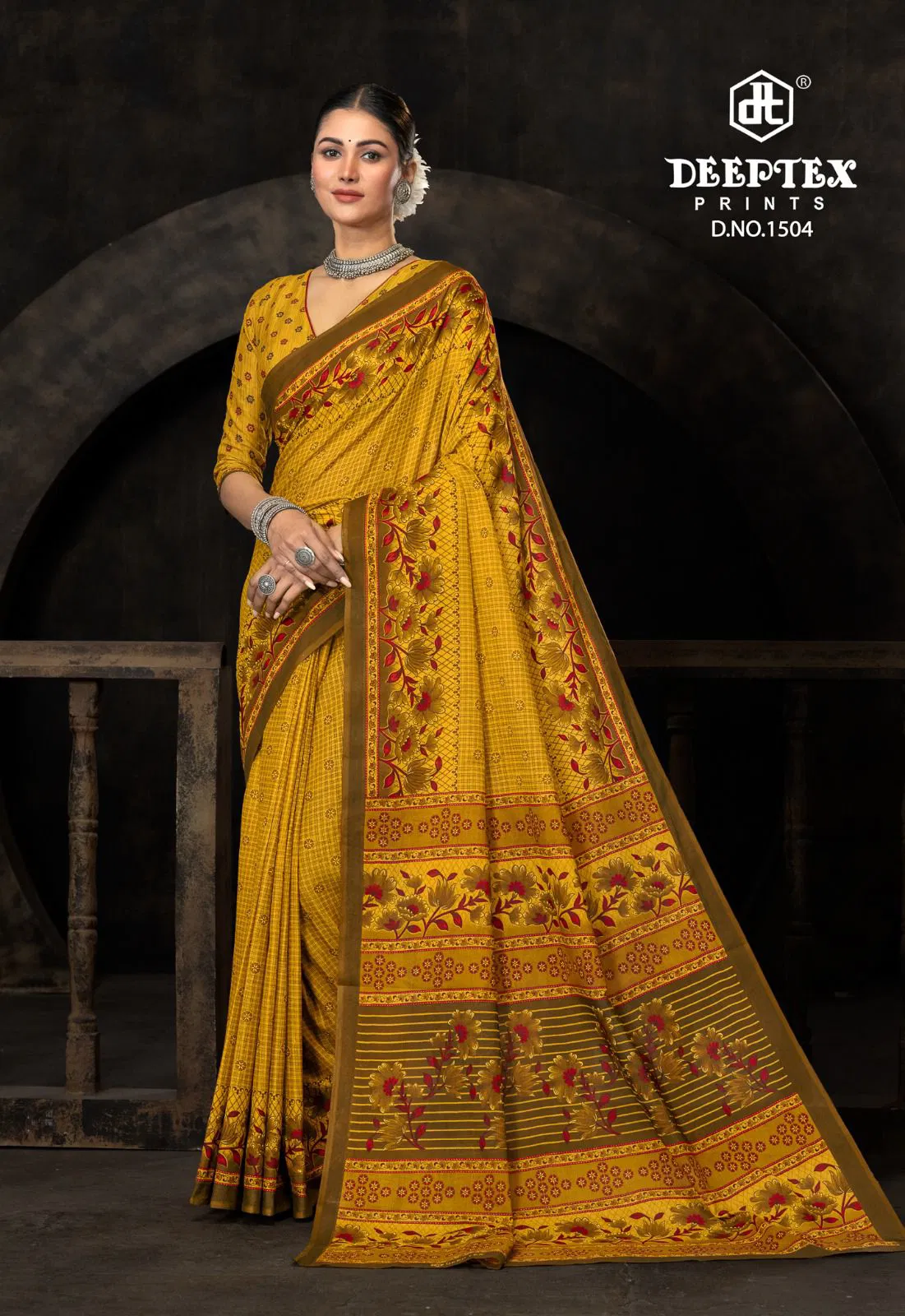 Prime Time Vol 15 By Deeptex Cotton Printed Daily Wear Saree Exporters In India